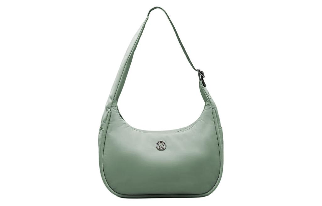 

Lululemon Нейлоновая сумка через плечо мини женская серая эвкалипт, Gray Eucalyptus