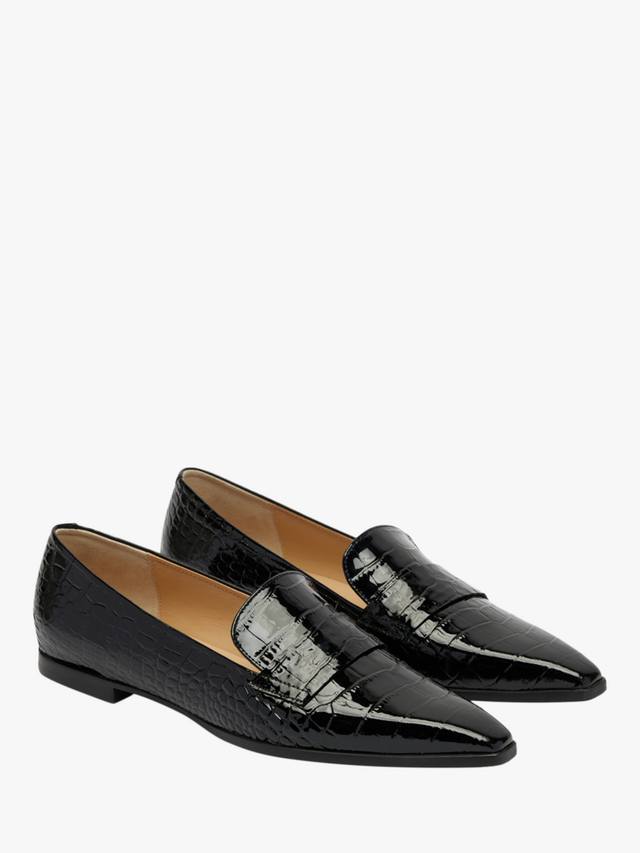 Totter кожаные лоферы с острым носком Russell & Bromley, Black — фото 2