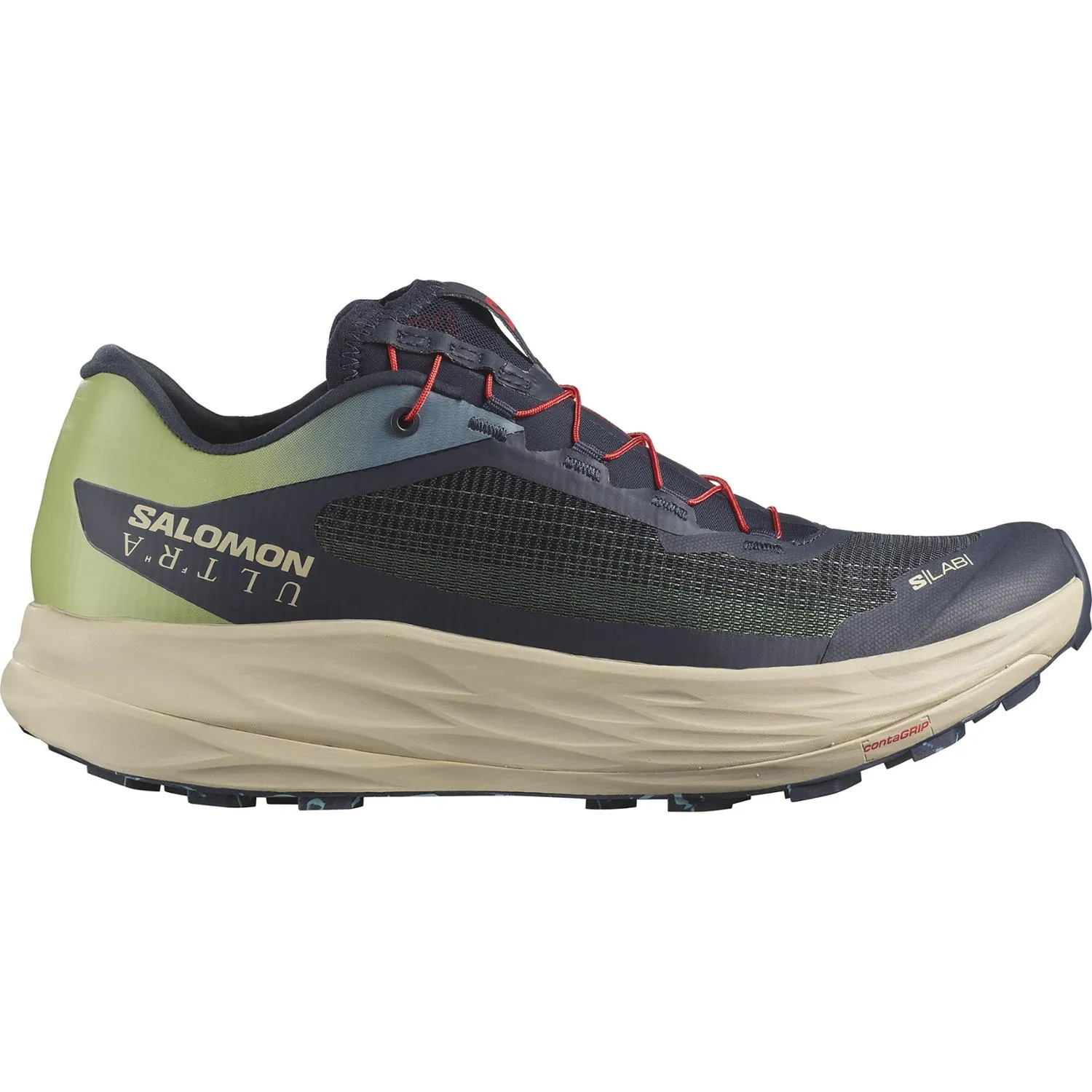 

Сверхлегкие трейловые беговые кроссовки S/Lab Ultra Salomon, Sage/Cameo Blue/Night Sky