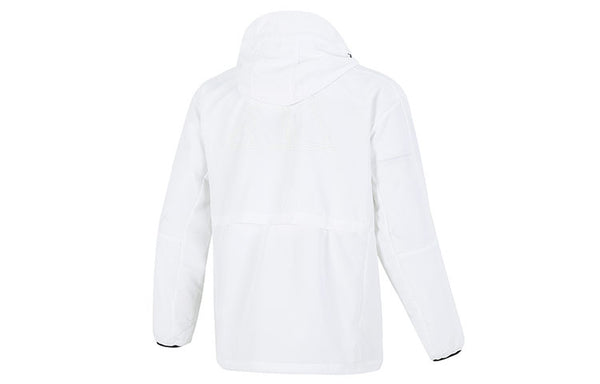 Куртка st wv newblock casual sports breathable hooded jacket white Adidas, белый — фото 2