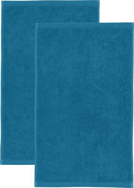 

Гостевое полотенце Erwin Müller 2er-Pack 155414, 30x1x50 см цвет ozeanblau