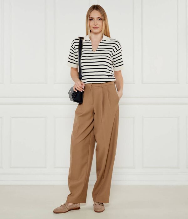 Рубашка поло Loose fit Tommy Hilfiger, экрю — фото 2