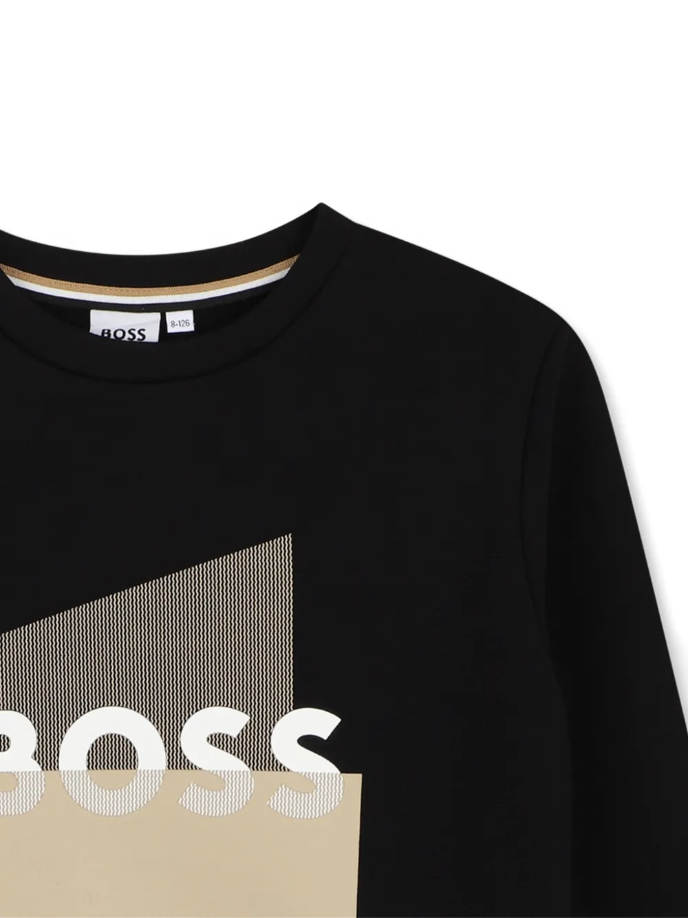 Толстовка с графичным принтом Boss Kidswear, черный — фото 3