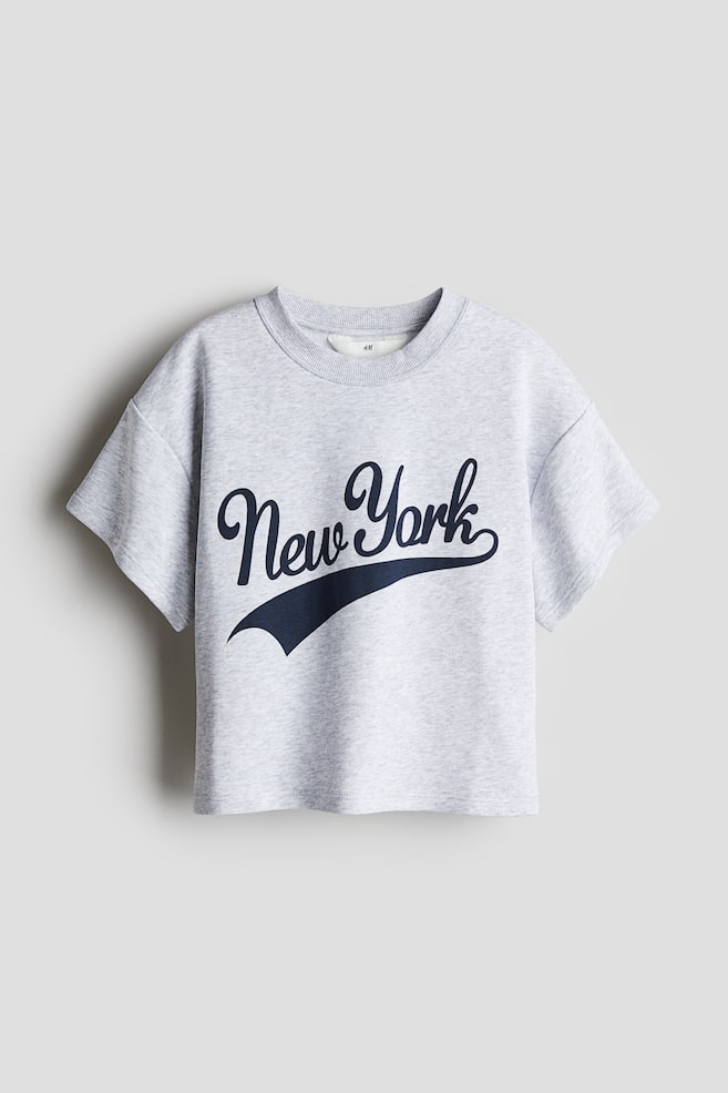 

Короткая рубашка с принтом H&M, мультиколор