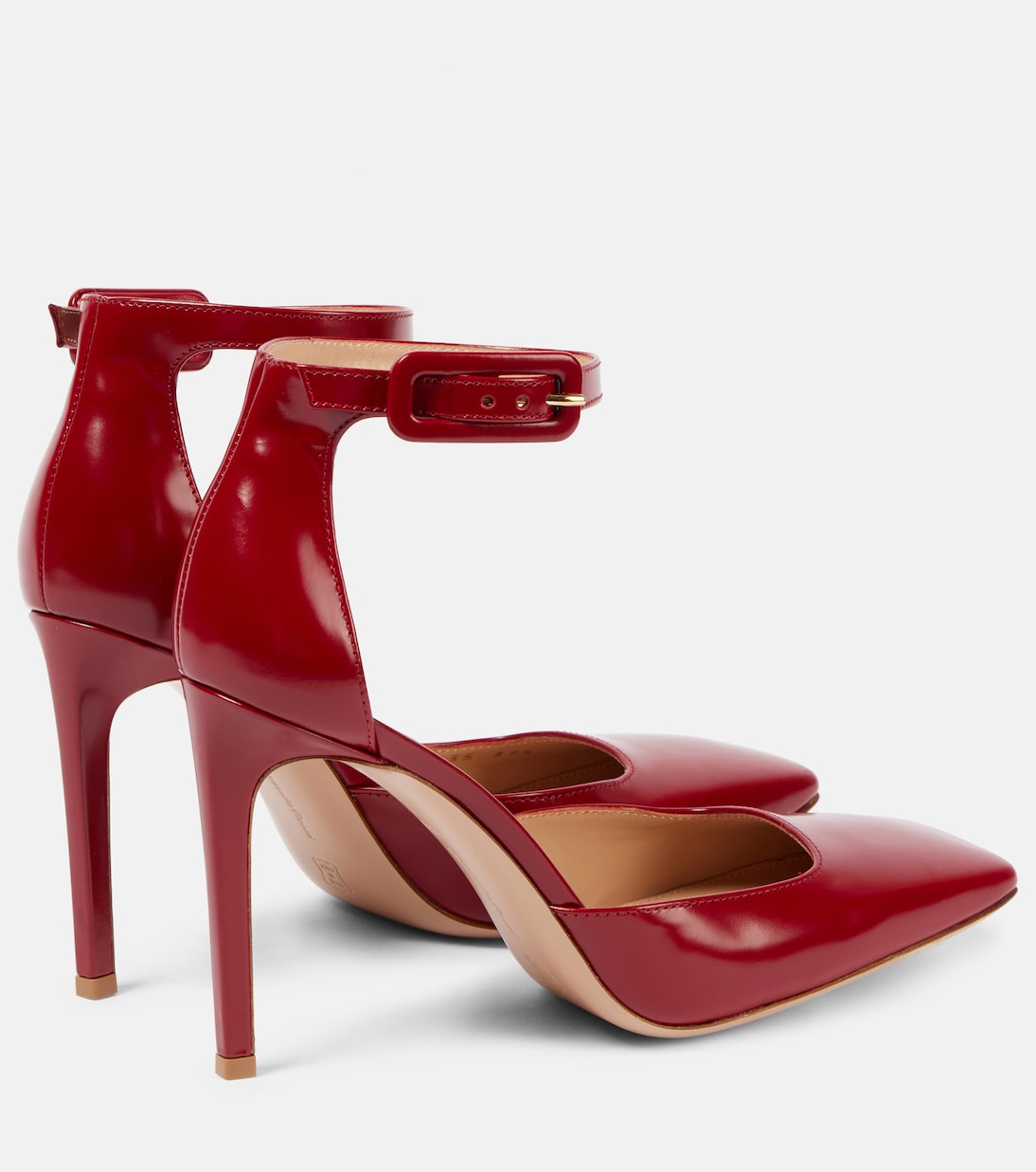 Туфли-лодочки Casey из кожи d'Orsay Gianvito Rossi, Rouge — фото 3
