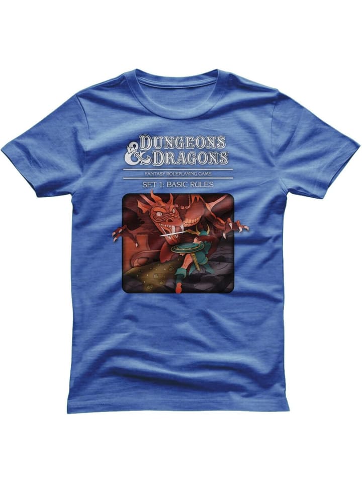 

Dungeons And Dragons Футболка "D&D Set 1 - Basic Rules T-Shirt" синего цвета, Синий, Dungeons And Dragons Футболка "D&D Set 1 - Basic Rules T-Shirt" синего цвета