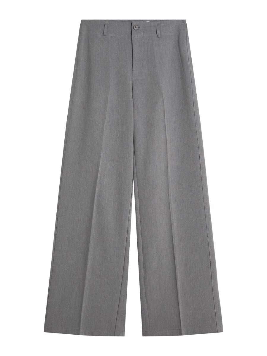 

Широкие брюки со складками Bershka, Grey