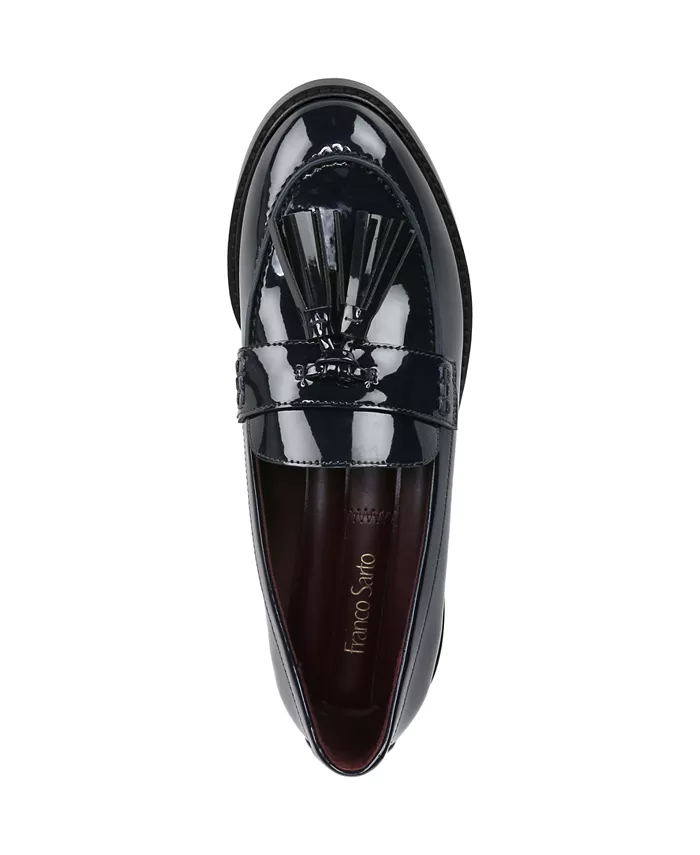 Женские лоферы Carolyn Low Profile с кисточками Franco Sarto, синий — фото 4