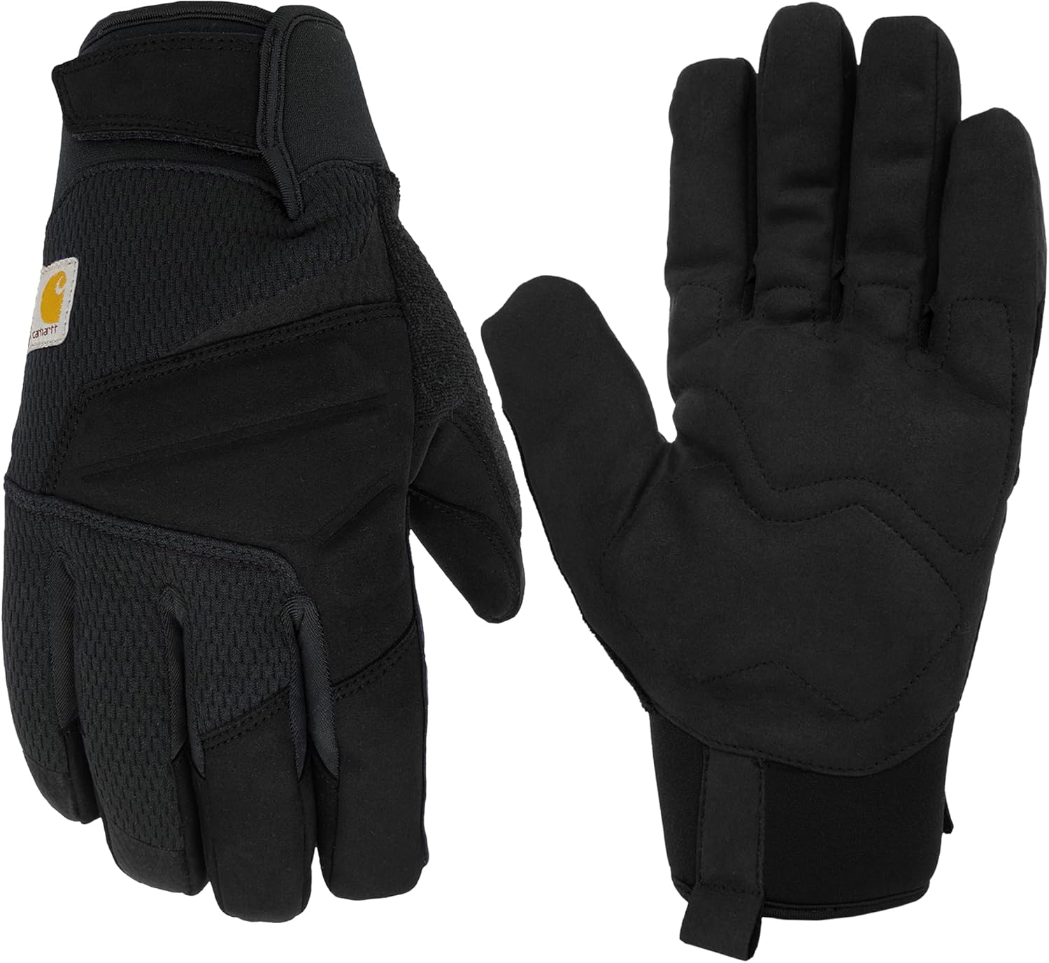 

Мужские перчатки Carhartt Wind Fighter с термоподкладкой из синтетической кожи и защитными манжетами, Black