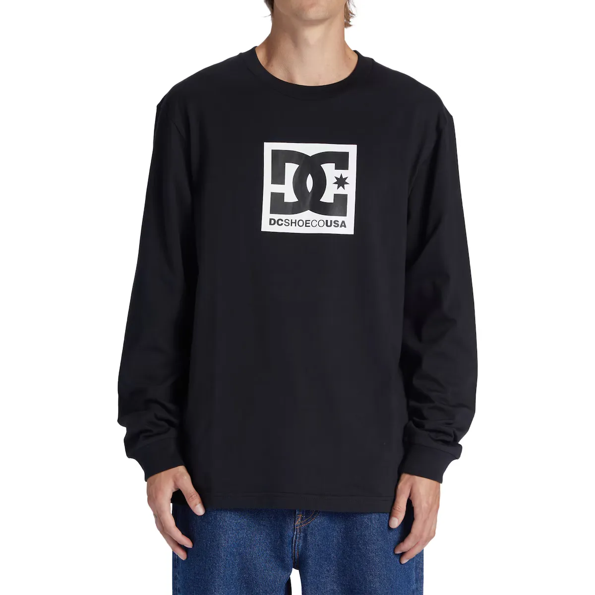 

Мужская футболка DC Square Star Обувь DC DC Shoes, черный