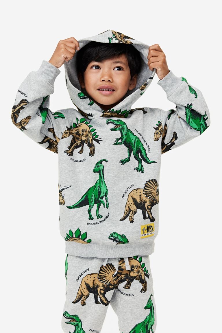 

Топ с капюшоном и принтом H&M