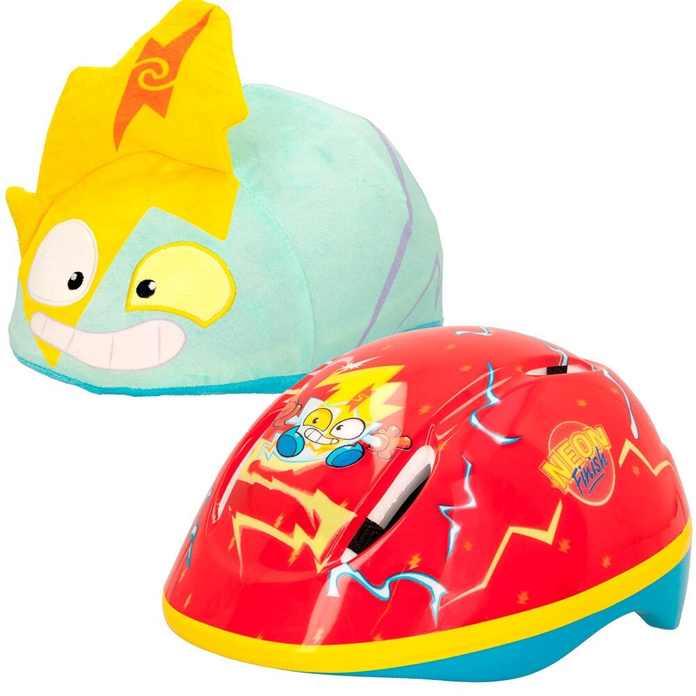 

Велосипедный шлем Color Baby Superthings 3D Neon Blast With Cover