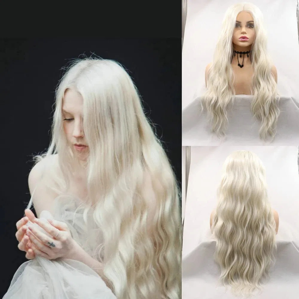 Женский парик «Wavy Long Hair» блонд с кружевной передней частью Serenewig