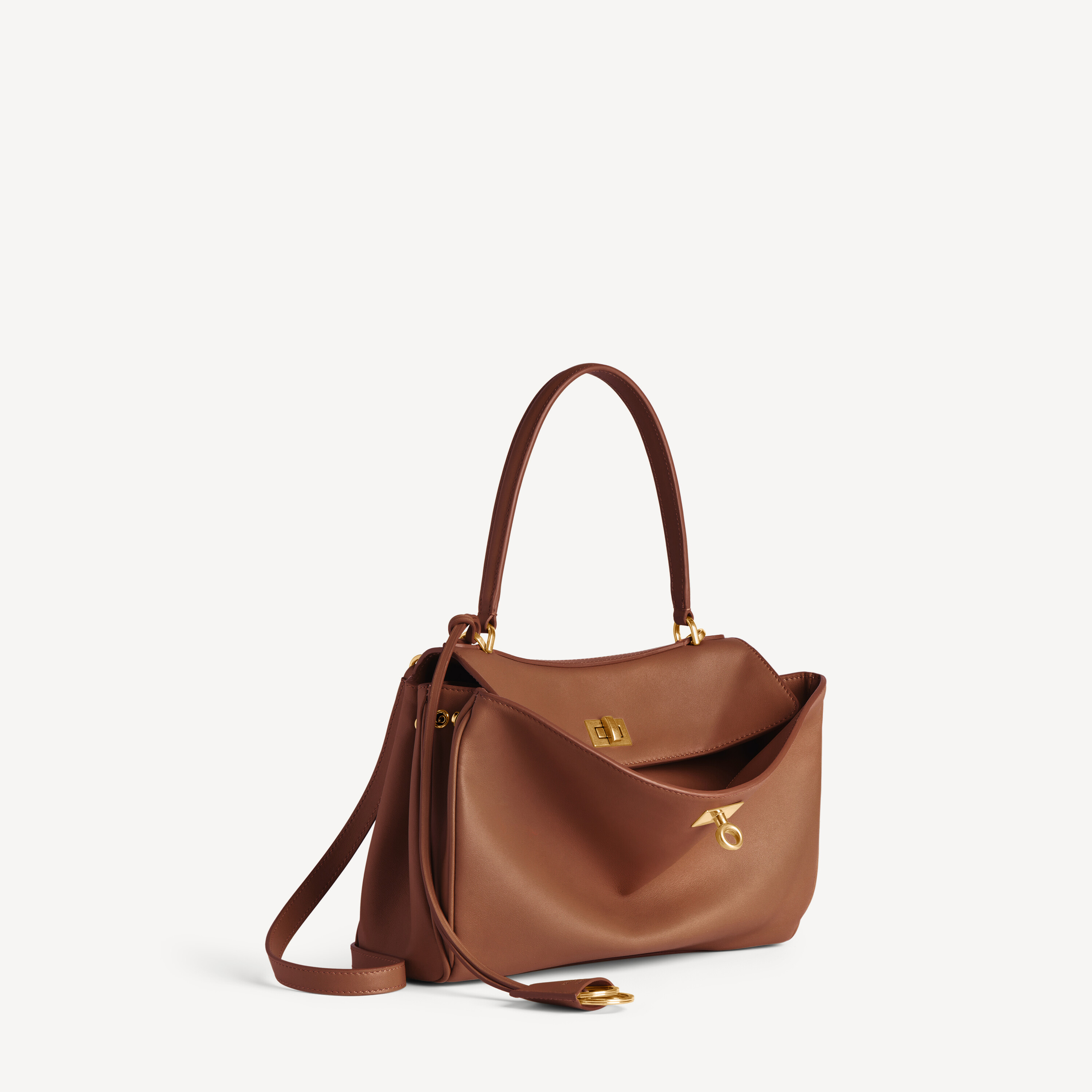Женская сумка rodeo small в цвете новый загар BALENCIAGA, новый загар — фото 2