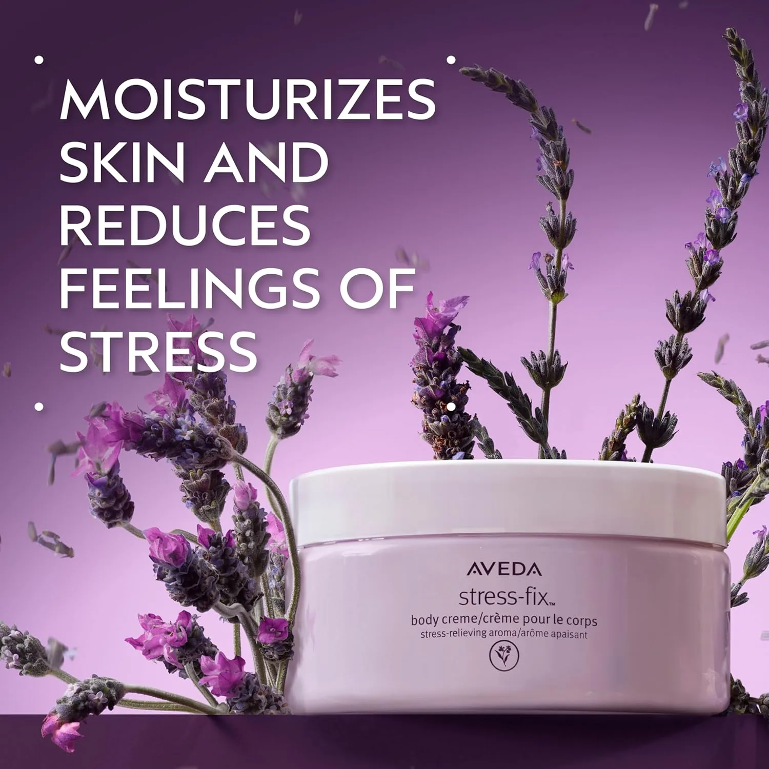 Крем для тела Aveda Stress-Fix | Доказано, что снижает чувство стресса | с ароматом лаванды, лавандина и шалфея мускатного, 190 мл — фото 2