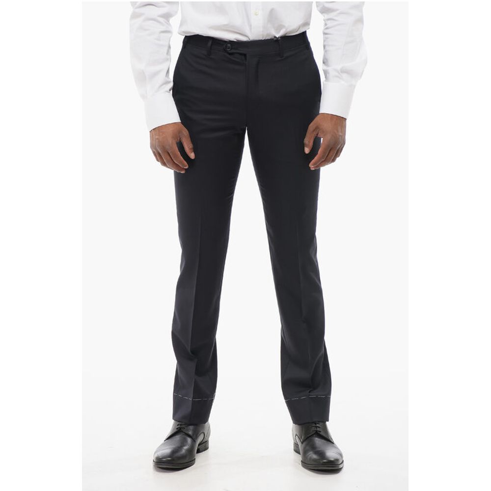 

Шерстяные брюки-чиносы Corneliani, Blue