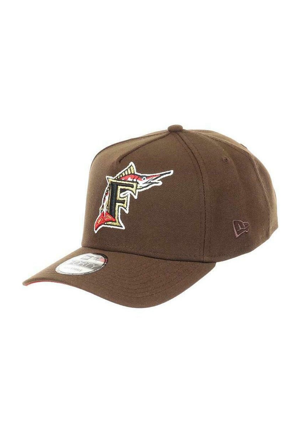 

Бейсболка FLORIDA MARLINS MLB WORLD SERIES 1997 SIDEPATCH WALNUT 9FORTY A-FRAME SNAPBACK New Era, цвет braun