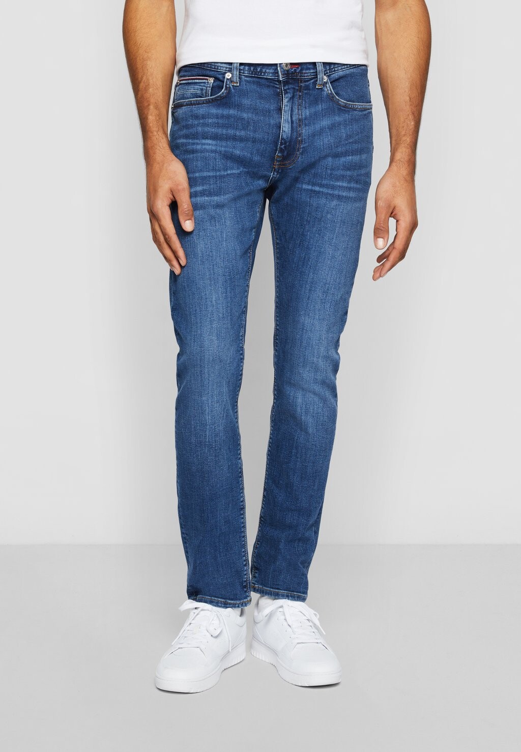 Джинсы узкого кроя Core Bleecker Slim Tommy Hilfiger, орегонский индиго — фото 3