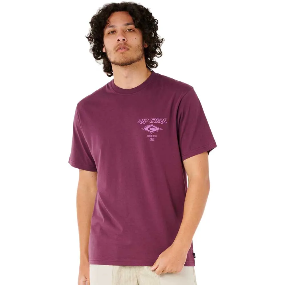 

Футболка с коротким рукавом Rip Curl Fade Out Icon, фиолетовый