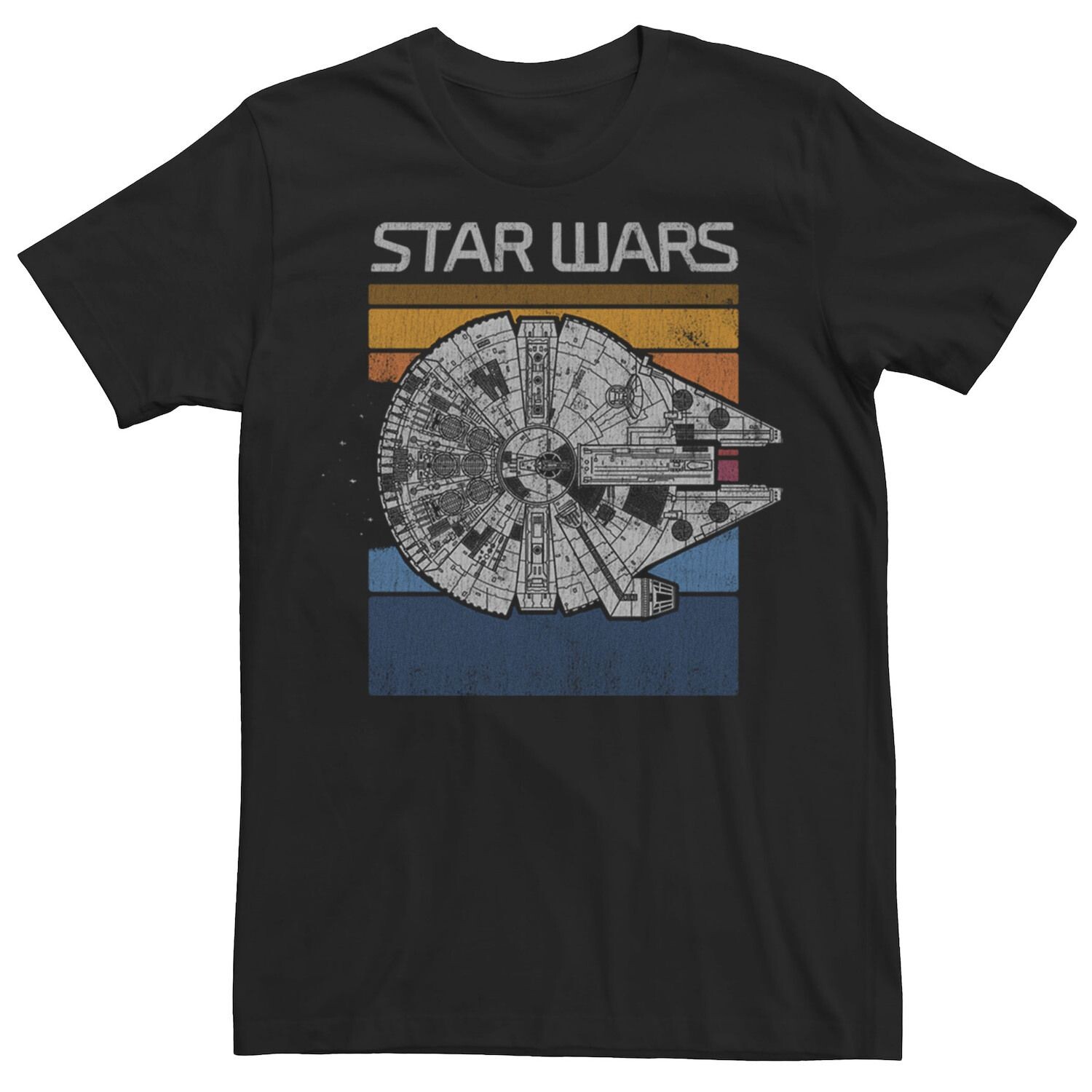 

Мужская футболка Millennium Falcon Retro Line Star Wars