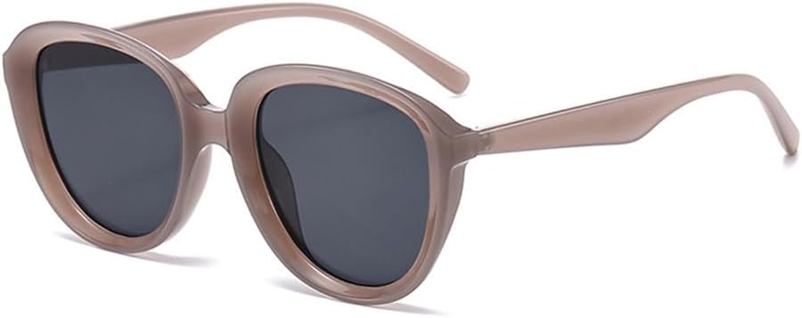 

Солнцезащитные очки UV400 - «Кошачий глаз» с чайными заклепками в стиле панк для женщин и мужчин, для бега и занятий спортом на открытом воздухе UYPTK, Matte Tea Black