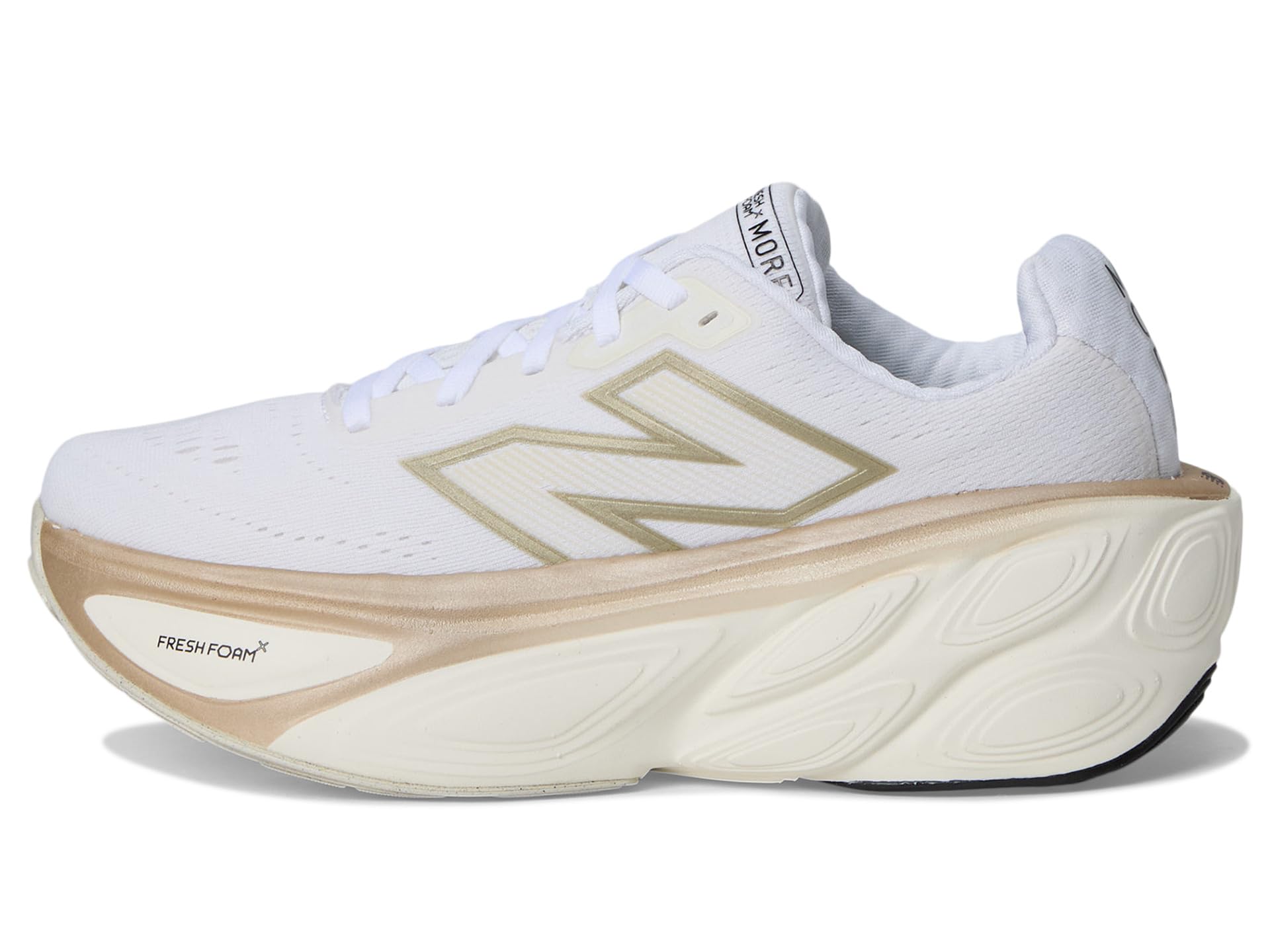 Кроссовки New Balance Fresh Foam X More V5, White/Sea Salt — фото 4