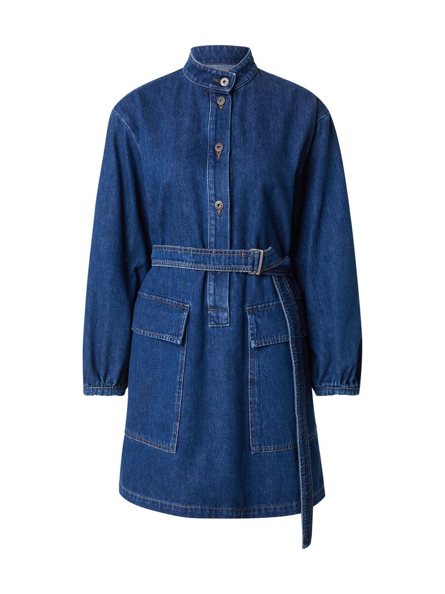 

Платье рубашка Weekend Max Mara Shirt Dress EURO, синий деним