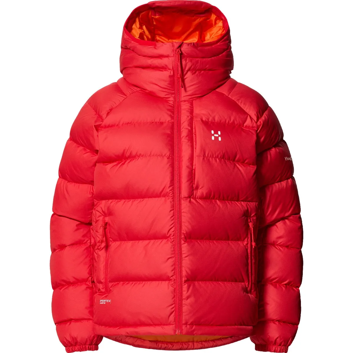 

Женская утепленная куртка Rosson Down Hood Haglöfs, красный