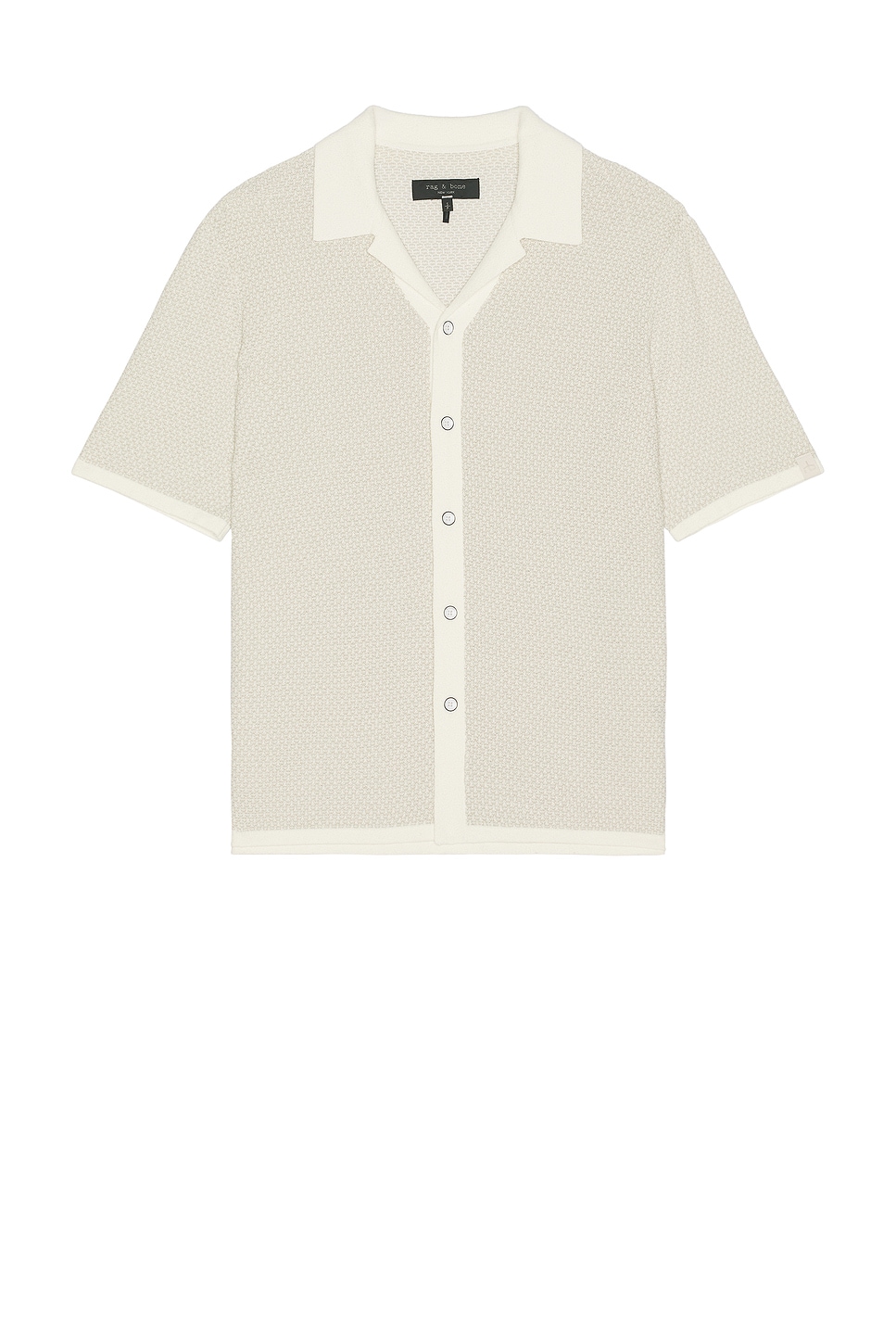 

Zig-Zag Avery Short Sleeve Рубашка Rag & Bone, Ivory