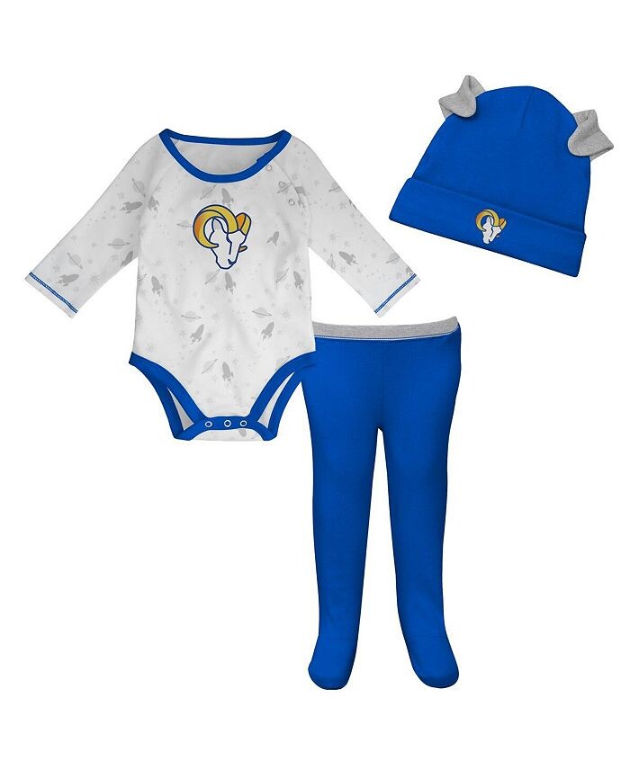 

Белый комплект из комбинезона со штанами Royal Los Angeles Rams Dream Team для новорожденных Outerstuff, белый