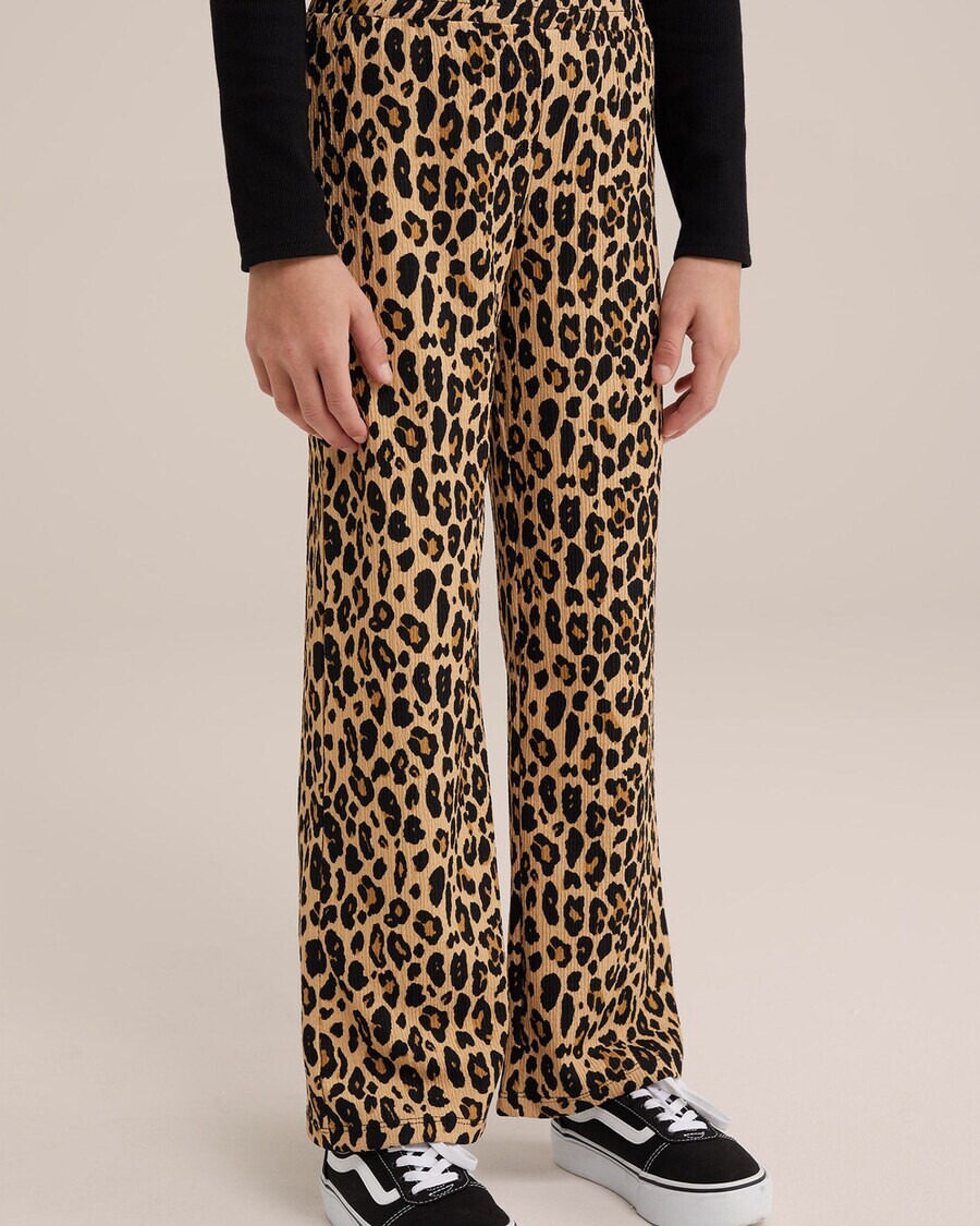 

Брюки WE Fashion Loose fit Pants, коричневый