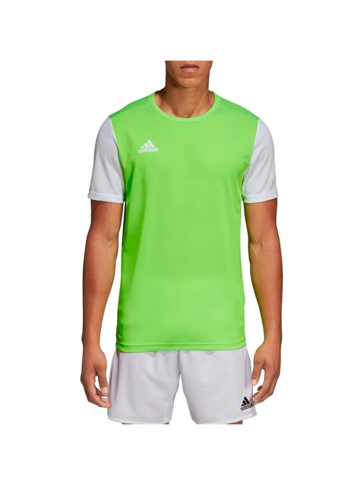 

Футболка adidas, цвет 0-grün/weiß