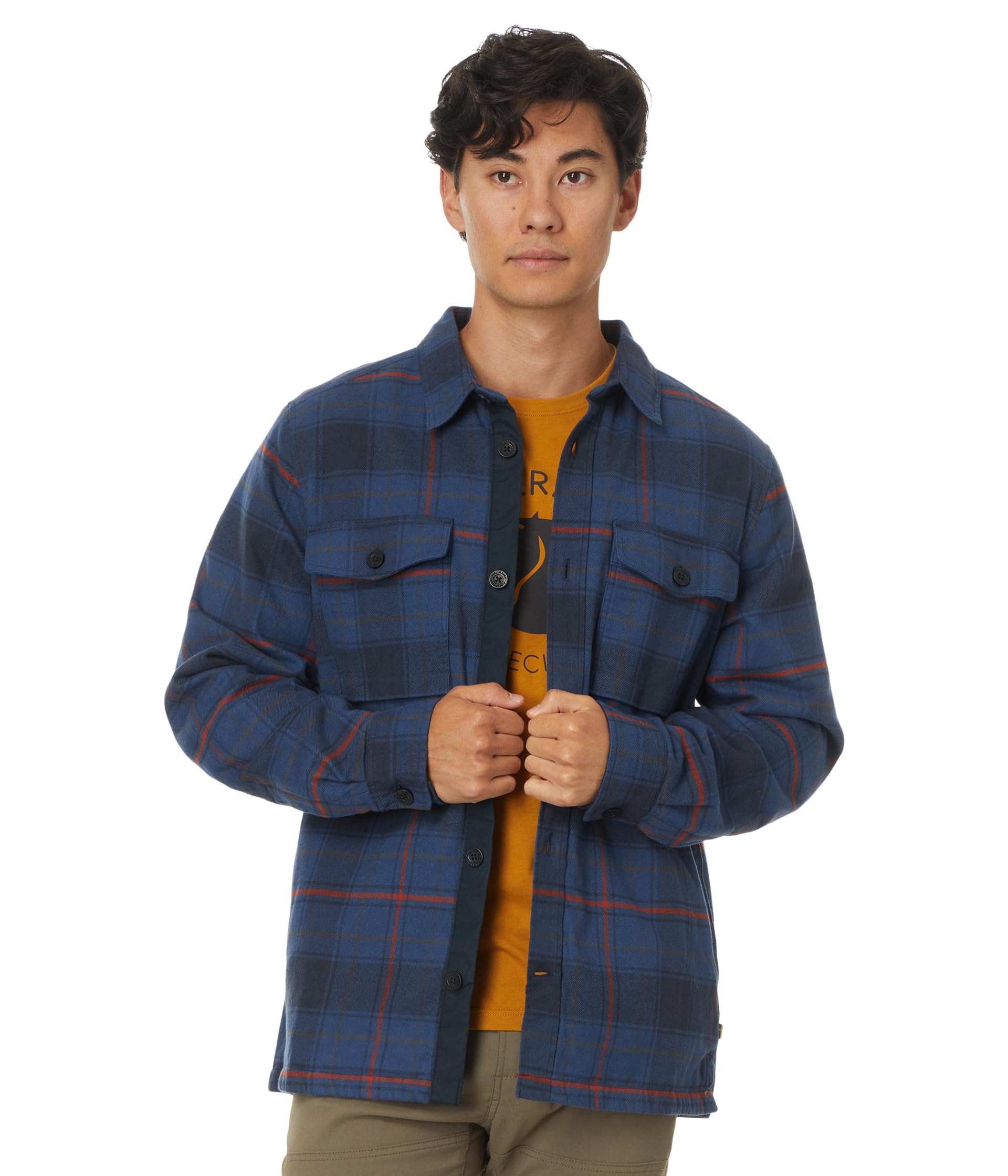 

Рубашка Fjällräven Ovik Lite Padded Shirt, цвет Dark Navy/Indigo Blue