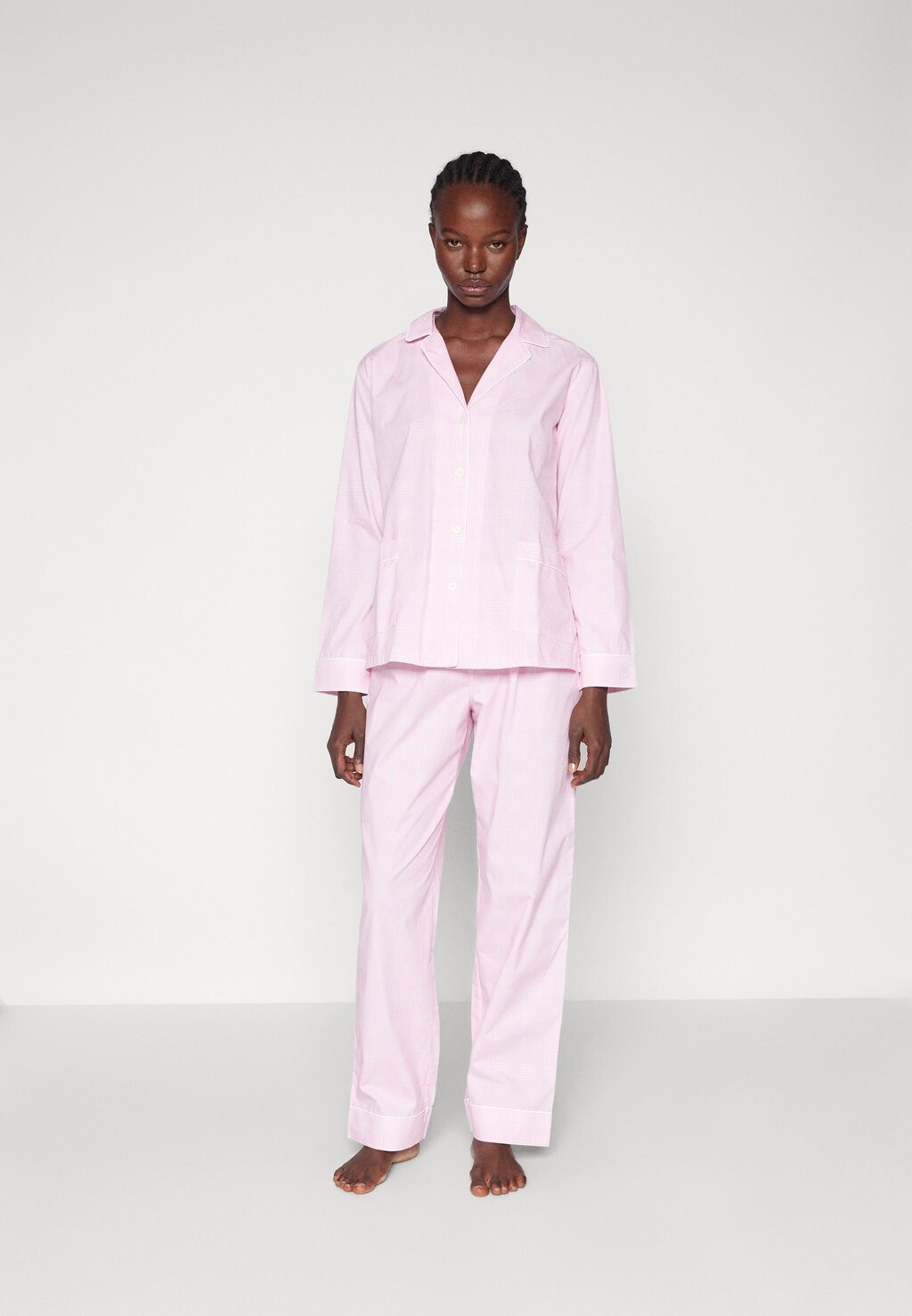 Комплект ночного белья NOTCH COLLAR Ralph Lauren, розовый — фото 2