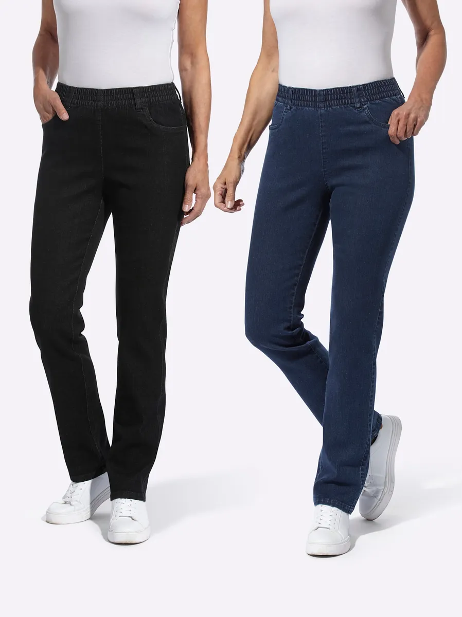 

Удобные джинсы Classic Basics (1 шт.), синий