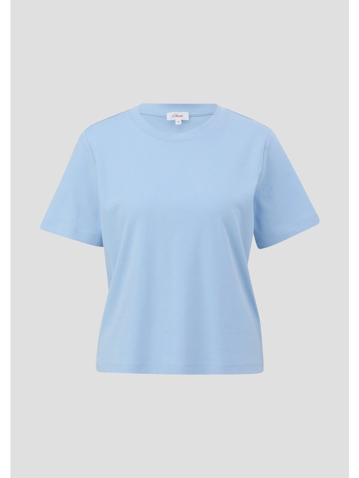 

s.Oliver Футболка 5304 небесно-голубого цвета, Синий, s.Oliver Футболка 5304 небесно-голубого цвета