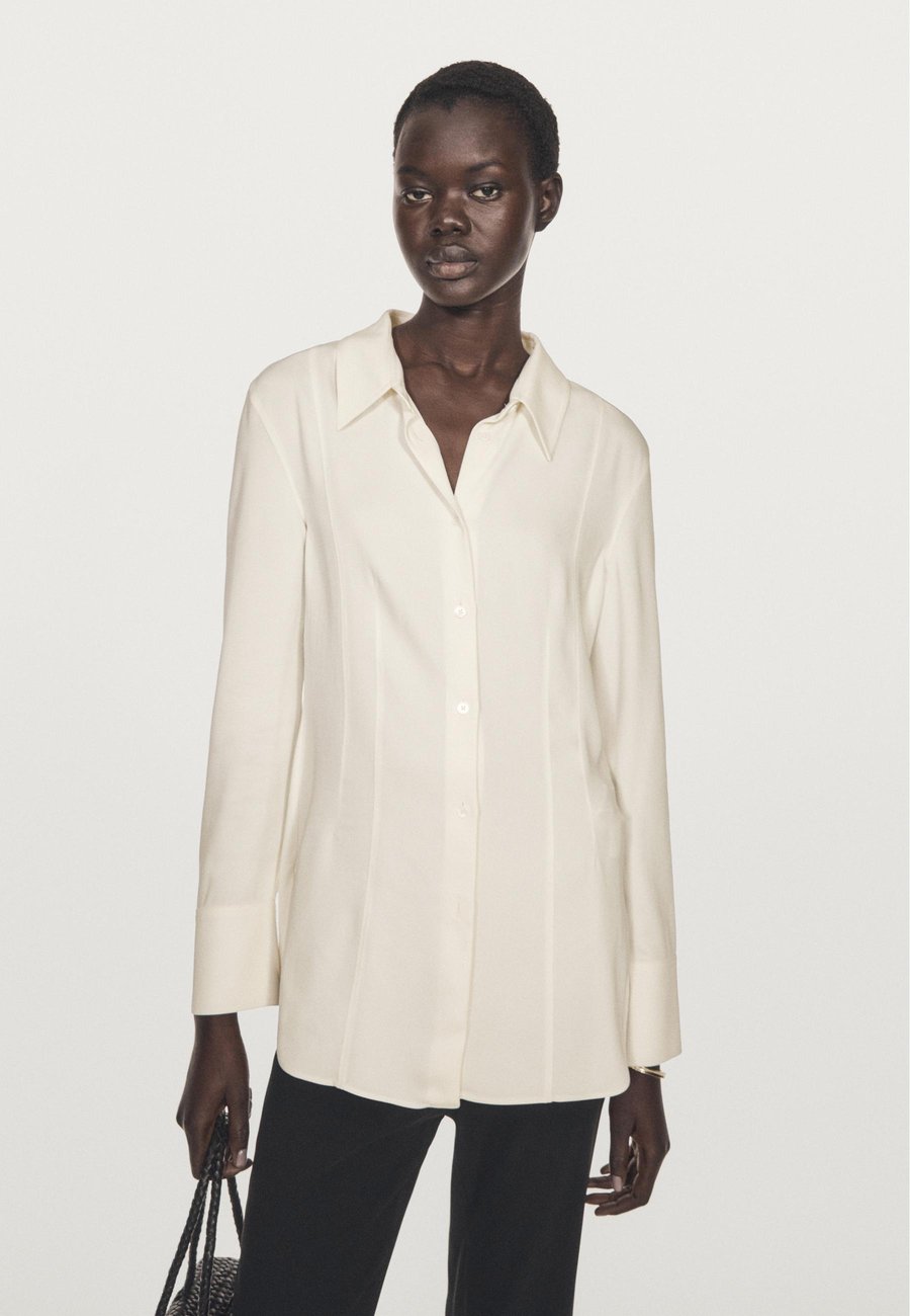 

Блуза Massimo Dutti FLUID FITTED GARMENT, White/Off-White