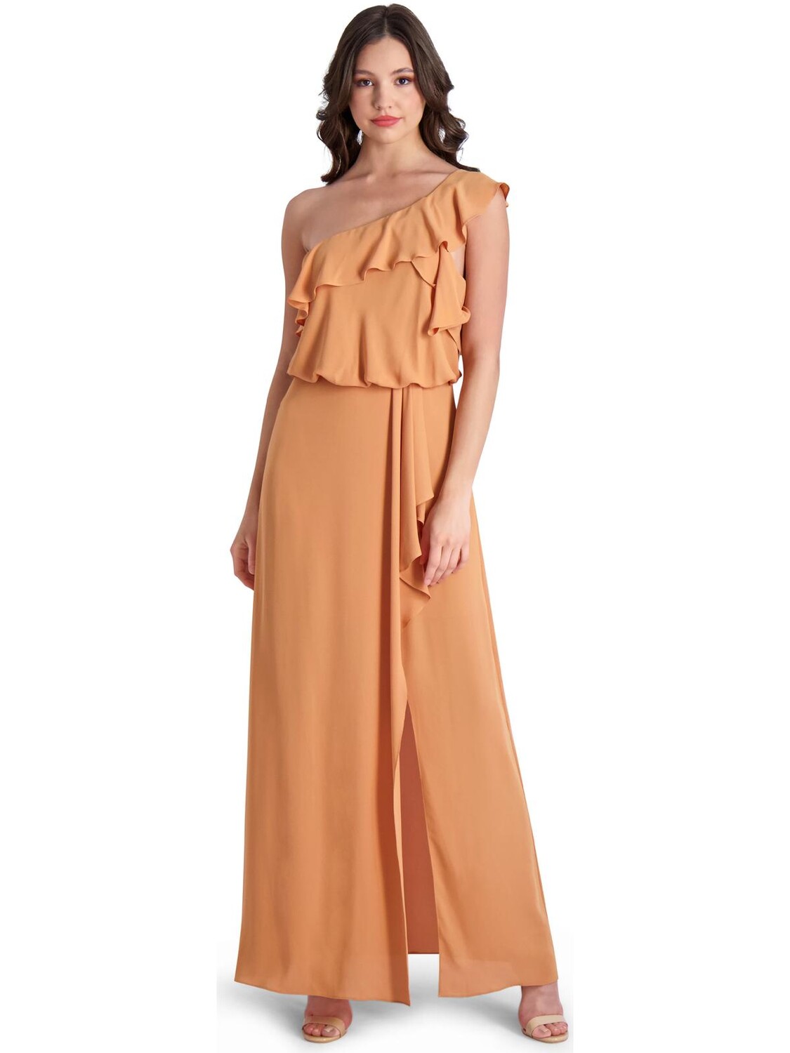 

Женское вечернее платье подружки невесты Dahlia BCBGMAXAZRIA, цвет Sandstone