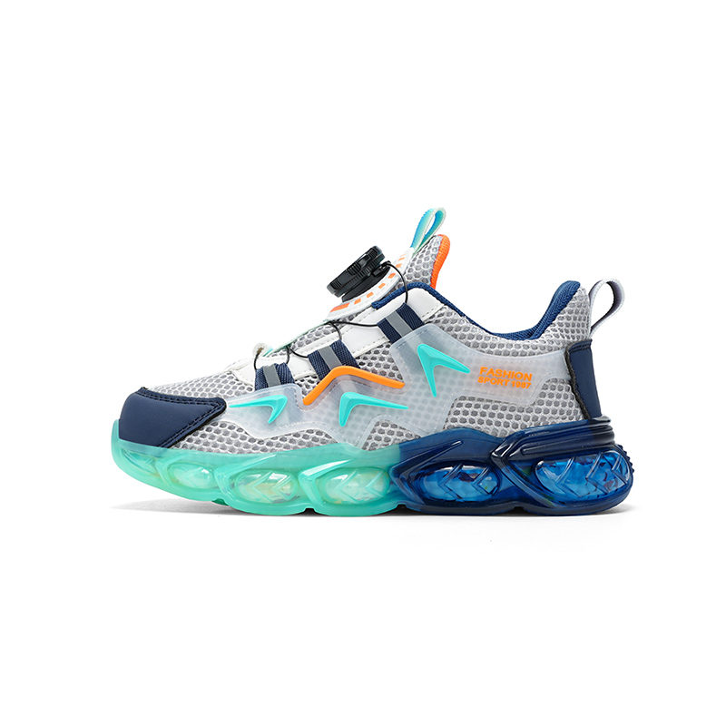 

Кроссовки для бега с низким верхом, противоскользящие, с амортизацией, устойчивые к истиранию, детские D&W, серый