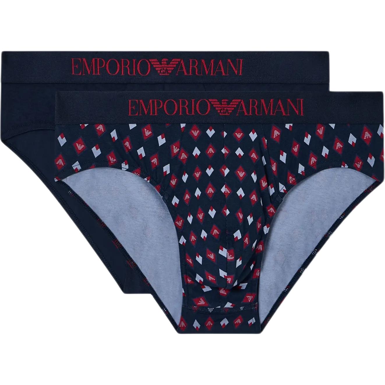 

Мужские трусы 2 штуки EMPORIO ARMANI, синий