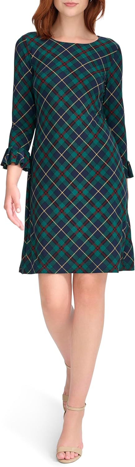 

Женское повседневное трикотажное платье миди Tommy Hilfiger, Cypress Multi