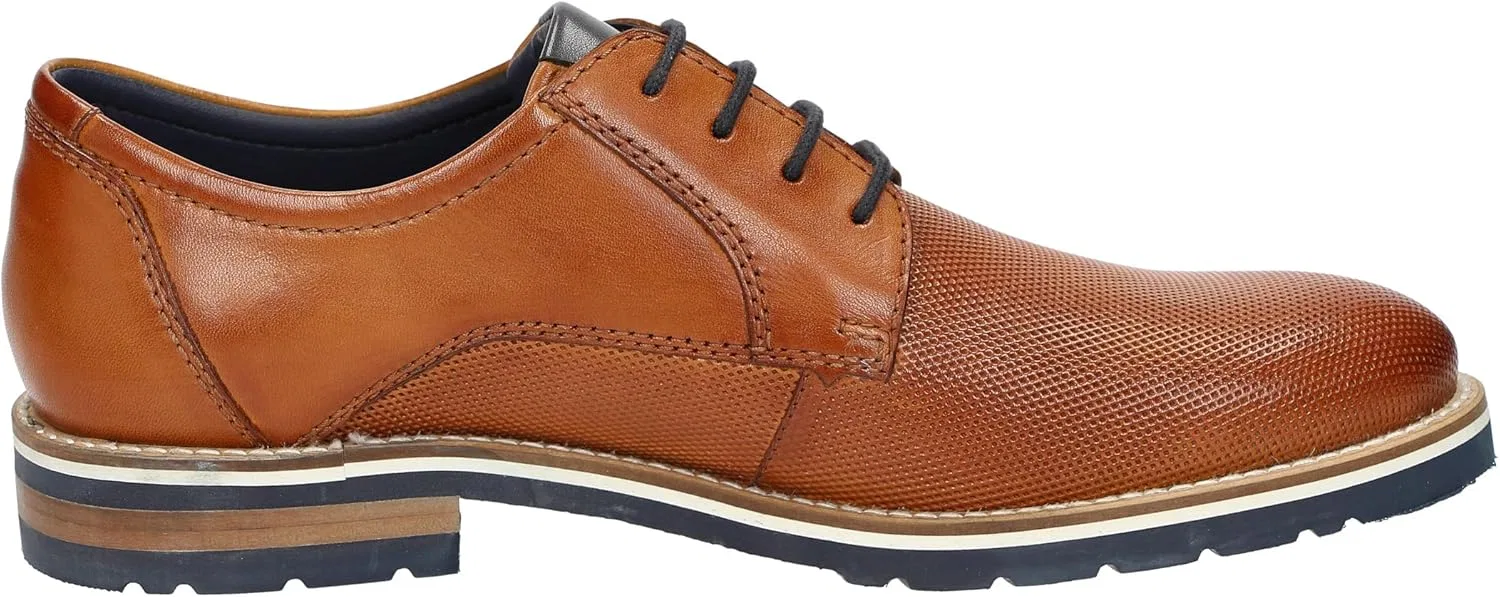 Туфли Sioux Herren Schnürschuh Rostolo-704, Cognac — фото 4