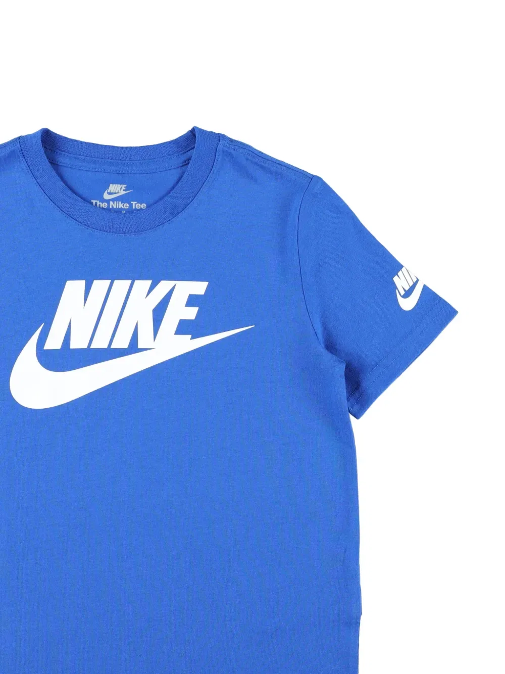 Футболка с логотипом Nike Kids, синий — фото 3