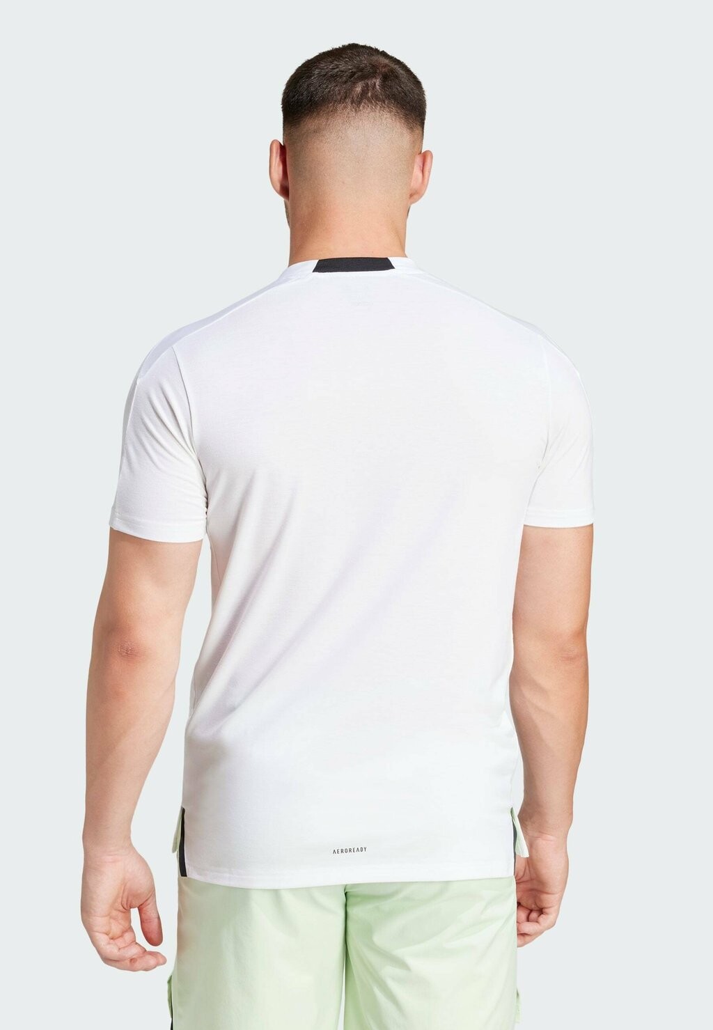 Спортивная футболка Designed For Training Workout Tee Adidas, белый — фото 2