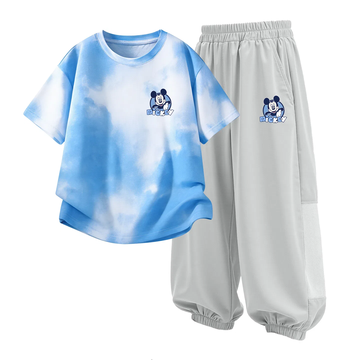 Детский спортивный костюм Casual Sportswear 2 Piece Set Disney, Di Puqiang K Twilight Blue+Di Puqiang K Misty Gray
