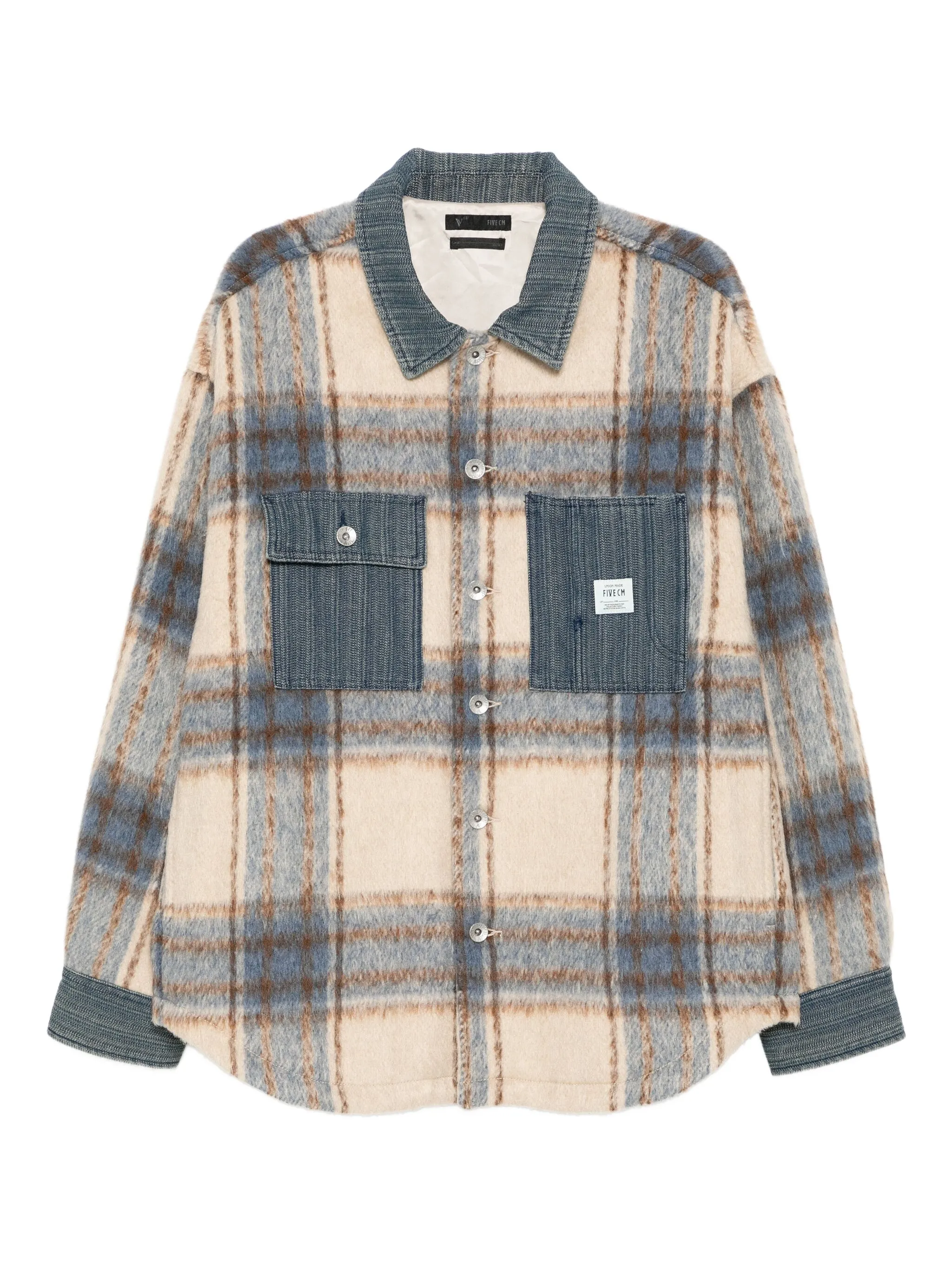 

Куртка с нашивкой-логотипом Five Cm, синий