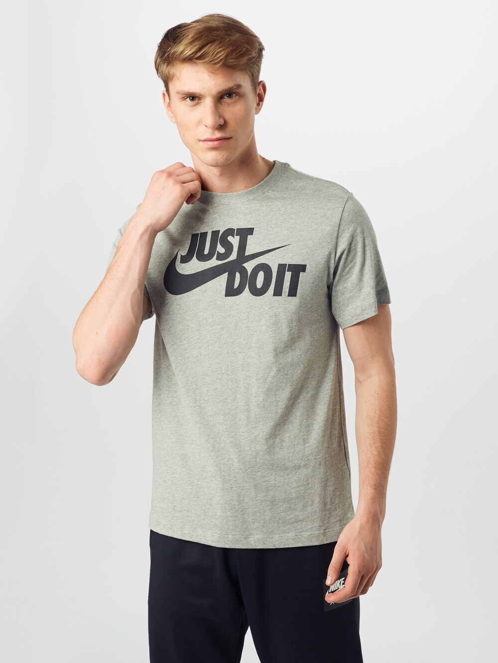 Футболка стандартного кроя Nike Sportswear Swoosh, пестрый серый — фото 2