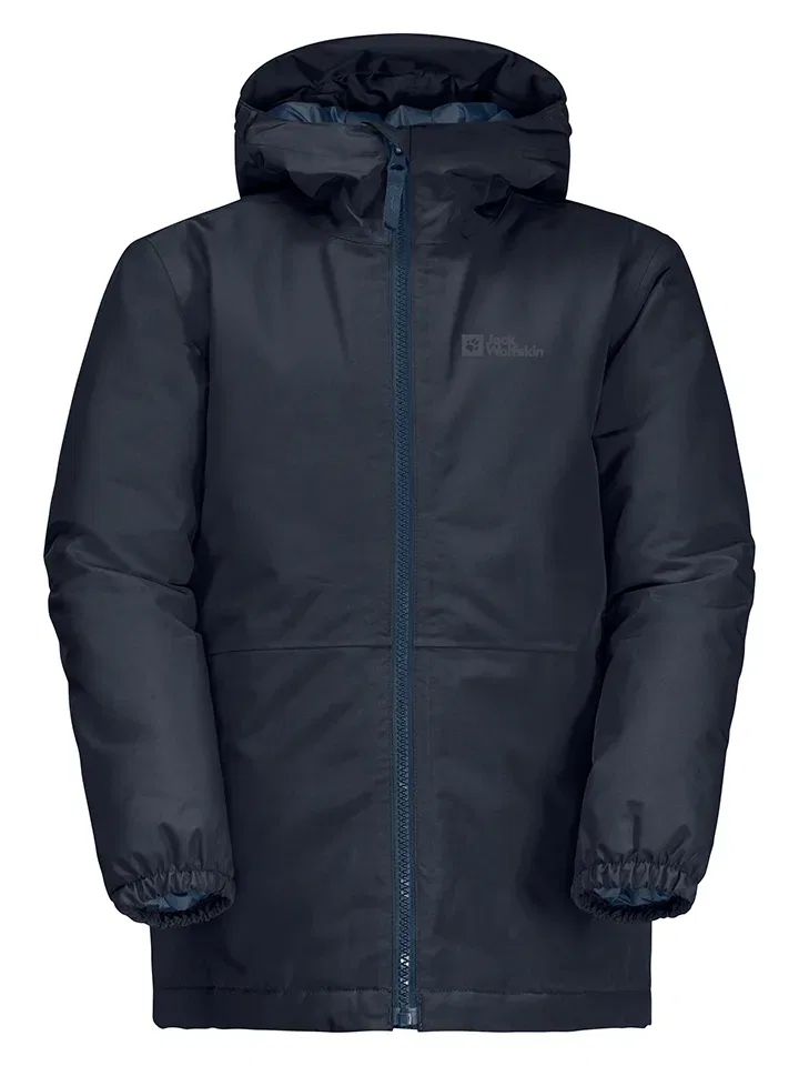 Зимняя куртка для детей, утепленная PrimaLoft, Jack Wolfskin, темно-синий