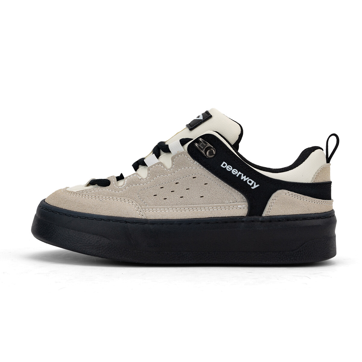 

Кроссовки DEERWAY Skateboarding Shoes Women's Low-top, бежевый/черный