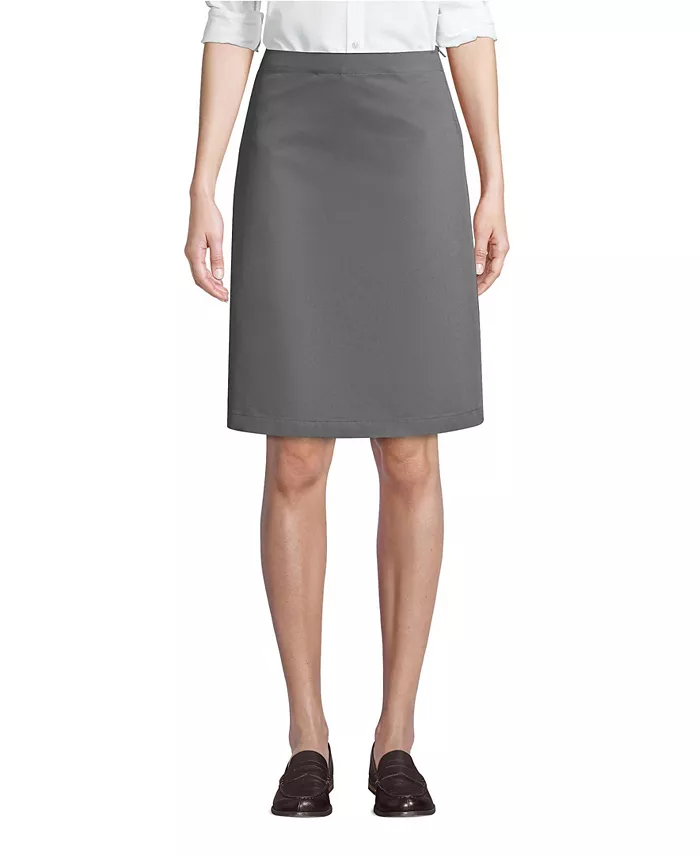 

Женская брючная юбка-шорты Blend Chino до колена Lands' End, серый